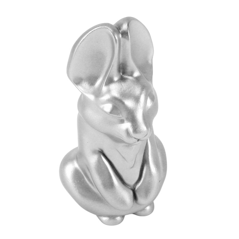 Rabbit Sculpture Smoothly Resin Rabbit Statue Decorative Exquisite Bunny Figurine