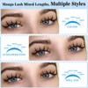 Fairy Lash Clusters Kit Manga Lash Extension Kit Invisible Band