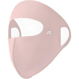 UPF 50+ Full Face Mask UV Protection Full Face Sun Shield, Breathable Cooling Ice Silk Summer Face Mask for Women & Men