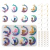 Handship 141pcs Resin Earring Mold Kit Assorted Animal Moon Pendant