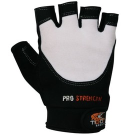 Tigon Sports Gel Weight Lifting Body Building Gloves Gym Straps Bar Training Leather Fitness (Small)