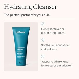 Limpiador facial hidratante con ácido salicílico 0.5% - Tratamiento para el acné con ingredientes a base de plantas para eliminar la suciedad y la gra