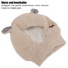 Knitted Rabbits Ear Pet Hat Noise Protection Warm Dog Grooming