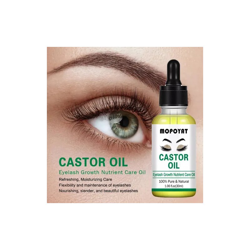 2pcs Aceite De Ricino Crecimiento Cejas Y Pestañas