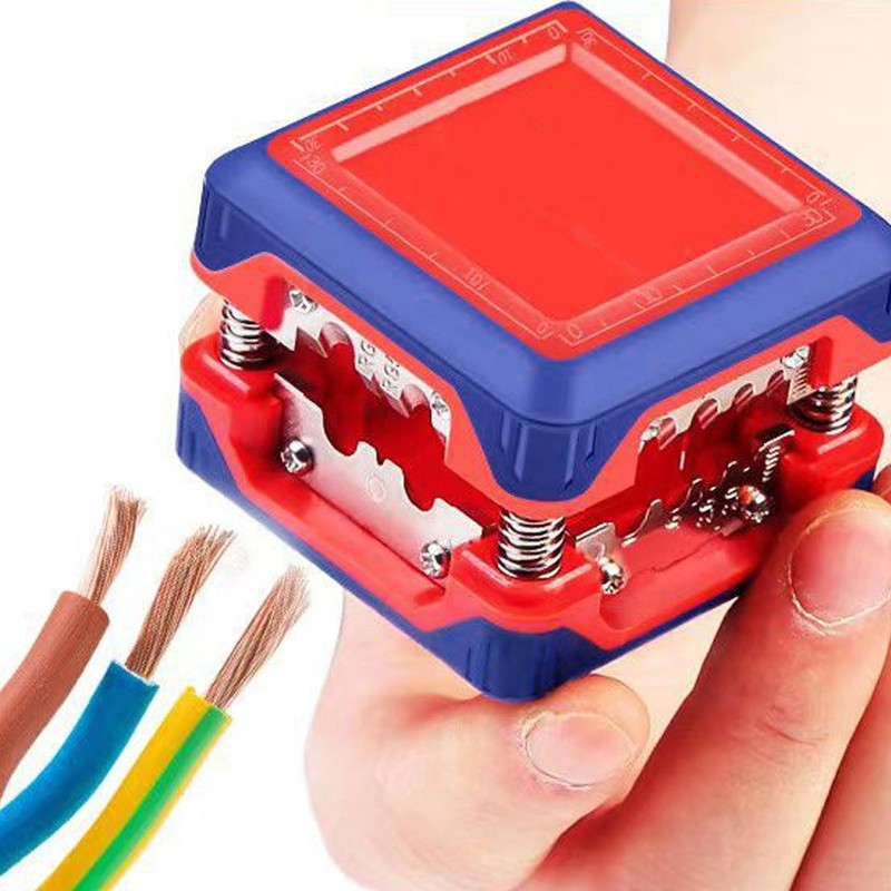 Wire Stripper Press Box Professional Versatile Cable Stripping Cutting Crimping