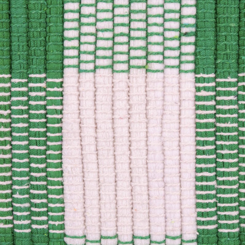 DII Buffalo Check Rug Collection - Alfombra chindi Reversible teñida