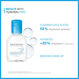 Bioderma Bioderma - Hydrabio H2O - Micellar Water - Cleansing and Make-Up Removing - for Dehydrated Sensitive Skin, 3.38 Fl Oz (Pack of 1)