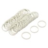 MECCANIXITY 100 Pack Rubber Band Stretchable Rubber Elastic Band White