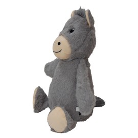 JACK AND VANILLA, Soft Toy Donkey with Squeeker for Dogs and Cats, Soft and Durable Fabric, Stimulates Play, Easy to Clean, Size 18 cm, Multi-Colour