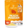 Jungle Powders Peach Powder 7 Ounce Powdered Freeze Dried Peaches