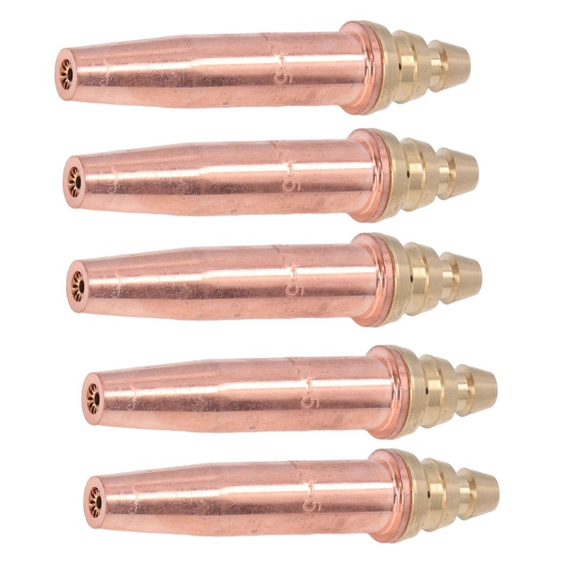 5PCS Cutting Tips Split Isobaric Propane Gas Welding Nozzles Machine