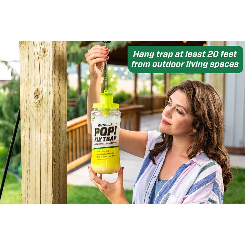 RESCUE! POP! Fly Trap – Large Reusable Fly Trap for