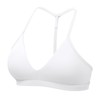 HIGORUN Workout Sports Bras for Women Backless Padded V Neck