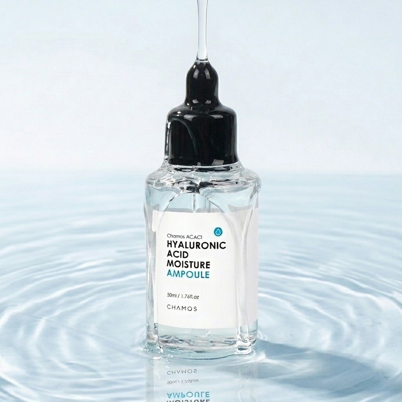 acacia Hyaluronic acid ampoule skin booster dipanthenol collagen peptide silk