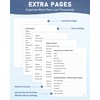 WEMATE Password Book with Alphabetical Tabs, Spiral Password Keeper Book