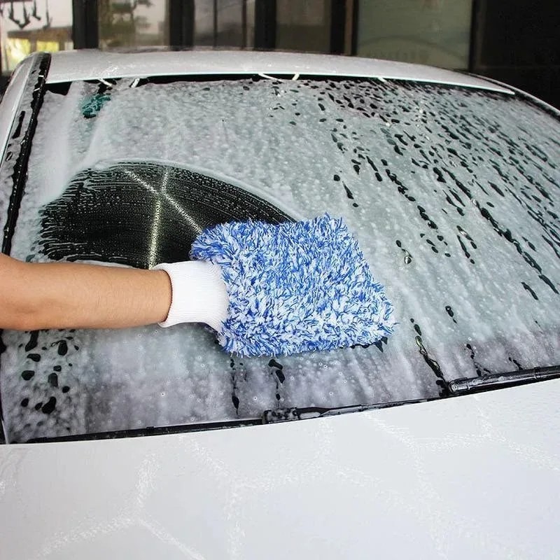 car washer mitt microfiber