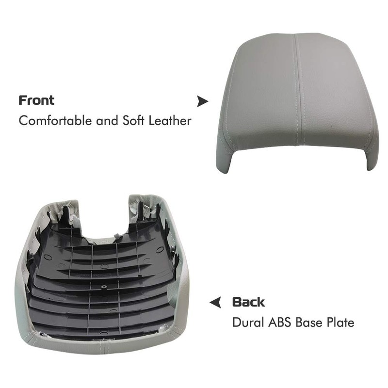 A ABIGAIL Center Console Armrest Cover Repacement Compatible with 2008