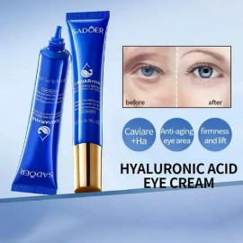 Crema Reparadora Anti-ojeras Caviar Y Acido Hialuronico 20g Todo Tipo De Piel Día/noche