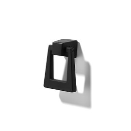 khtumeware 10-Pack 1.37 Inch Matte Black Cabinet Knobs - Round Drawer Pulls for Dresser, Kitchen, Bathroom - Zinc Alloy Ring Hardware (1-3/8 Inch)