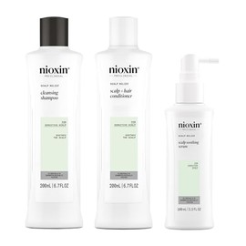 Nioxin Scalp Relief System Kit for Sensitive, Dry & Itchy Scalp, Paraben & Sulfate Free