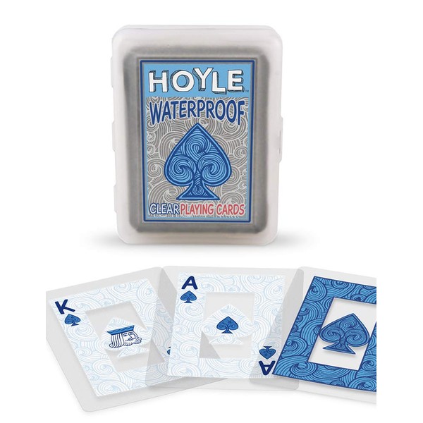 Hoyle Waterproof Clear Playing Cards