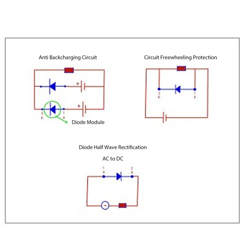 3 Phase Bridge Rectifier 75A 5 Terminal ABS Brass Heat