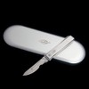 ILEAF Stainless Steel Pocket Folding Utility Knife with 10 Replaceable