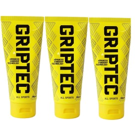 Griptech All-Weather Anti-Slip Cream, Rugby, Basketball, Handball, BLK (3 Pieces), Bonus Towel Included