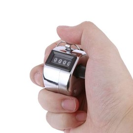 Exercise hand counter, portable hand counting, button-press connecting link, analog counter / 운동핸드카운터 휴대 손카운팅 버튼눌러 연결고리 아날로그계수기
