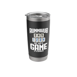 Rummikub Game Joker Its Serious Enthusiasts Rummikub Player Stainless Steel Insulated Tumbler