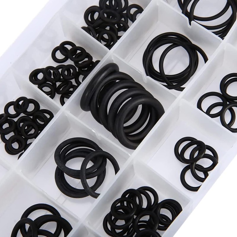 YUENTOEN 279Pcs Rubber O-Rings Kit, 18 Sizes Eyelet Sealing Gasket