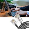 Vthahaby Telephone line(3 Pack) RJ45 to RJ11 Adapter Converter Cable