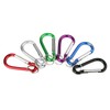 com-four® 12 x Carabiner Hooks - Large Snap Hooks with