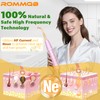 ROMMQB Professional Skin Therapy Device with 4 Orange Neon Sticks,