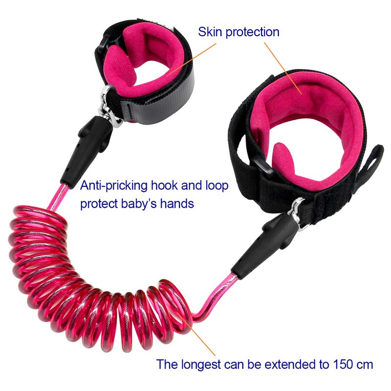 Blisstime Anti Lost Wrist Link Safety Wrist Link for Toddlers,
