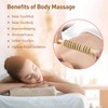 Kootinn Manual Wooden Fascia Massage Roller Trigger Points for Release