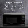Farberware 1.1 Cu. Ft. Countertop Microwave Oven – 1000 Watts