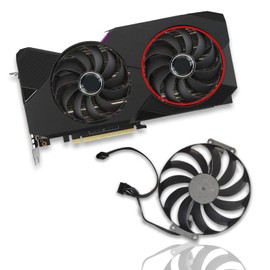Dotodo 95 mm Fan for Graphics Card Cooler T129215SU 12V 0.50A RTX 3070 RTX 3060 Ti Fan Replace the Cooler for ASUS RTX 3070 3060 Ti Dual OC Graphics Cards Cooler (Graphics Card Fan B)