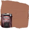 Glidden Total Exterior Paint & Primer All-in-One, Nutmeg/Orange, Flat, 1
