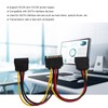 Unidad de Disco Duro SATA Cable Adaptador de Corriente 1