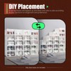 20 PCS Shoe Storage Boxes Stackable, Stackable Clear Plastic Shoe