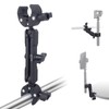 Mechrig Double Clamp Mount,Double Super Clamp Camera Mount with 360°