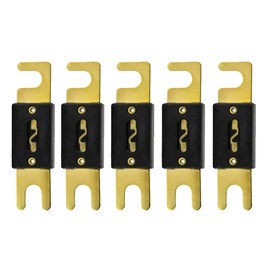 Etopar 5 X 300A Plated ANL Fuse Auto Stud Fuses 100A AMP Gold Blade Car Audio Stereo Amplifier Inverter