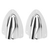 FECAMOS Stainless Steel Cable Cover Marine Shell 1 Pair Heavy