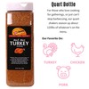 Dizzy Pig Mad Max Turkey Seasoning Rub (Quart Shaker) -