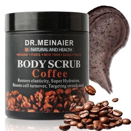 Exfoliante Corporal de Sal Marina y Café  Natural Sea Salt  Coffee Body Scrub with Brown Sugar                                                        