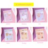 WIICOYK 6 Pack Sticky Notes Cute, Self-Stick Memo Pads Pastel,