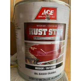 Ace Rust Stop Indoor / Outdoor Aluminum Oil-Based Enamel Rust Preventative Paint