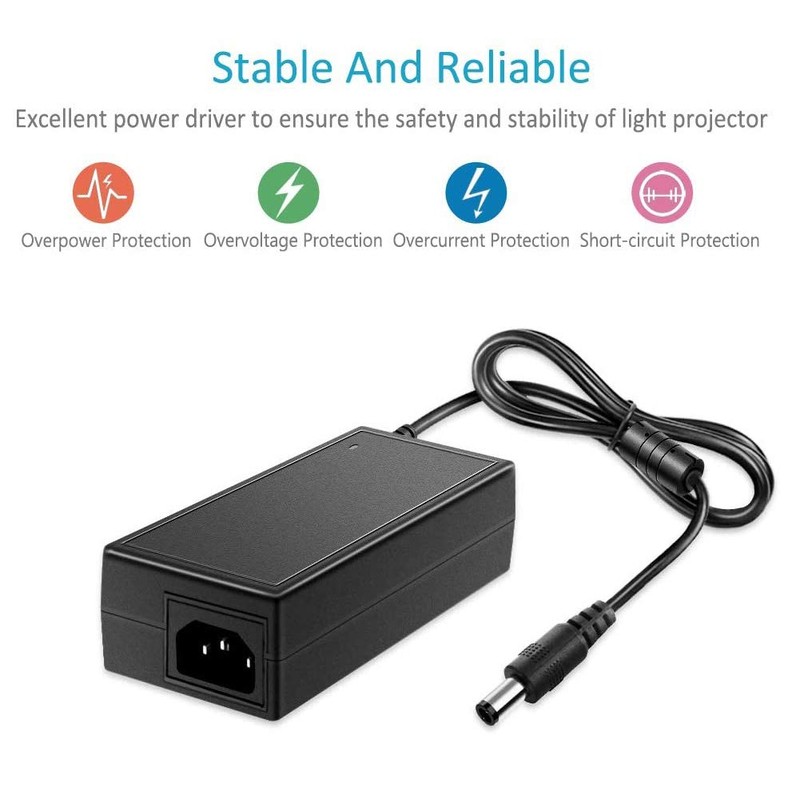 JOYLIT 12V 8A Power Supply Adapter, AC 110V-240V Convert to