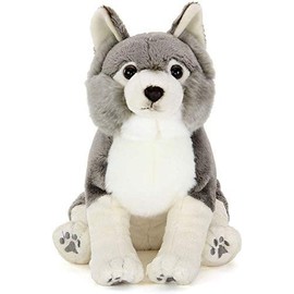 カロラータ オオカミ ぬいぐるみ (親/リアルアニマルファミリー/やさしい手触り) リアル 動物 おもちゃ お人形 ギフト プレゼント 誕生日 (検針2度済み) / クリスマス クリスマスプレゼント